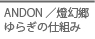 ANDON／燈幻郷ゆらぎの仕組み